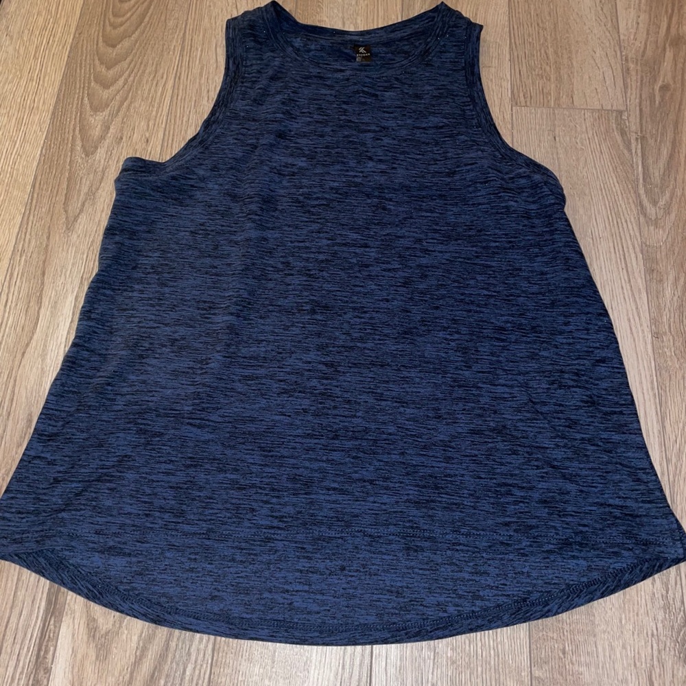 Dark blue workout top. Size Small